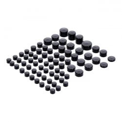 MCS Smoothtopps, Push-On Cover Set (74Pc). Black