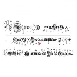 MCS Spacer, Transmission Mainshaft