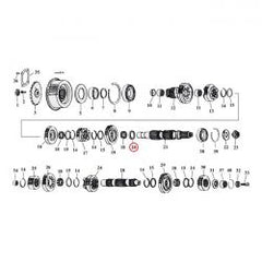 MCS Spacer, Transmission Mainshaft