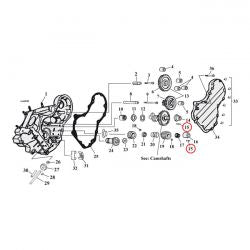 MCS Dowel Pin, Pinion/Cam Shaft Bushing