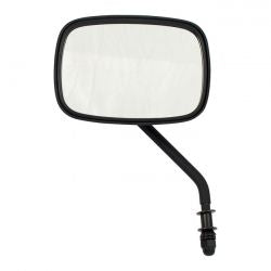 MCS Late OEM Style Mirror, Short Stem, Right Side. Black