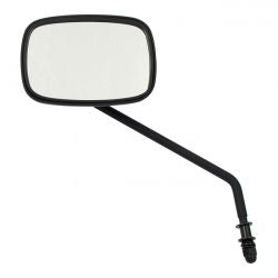 MCS Late OEM Style Mirror, Long Stem, Left Side. Black