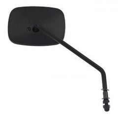 MCS Late OEM Style Mirror, Long Stem, Right Side. Black