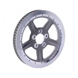 MCS Reproduction OEM Style Wheel Pulley 68T, 1-1/8" Belt. Silver