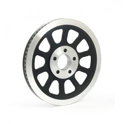 MCS Reproduction OEM Style Wheel Pulley 66T, 20mm Belt. Black