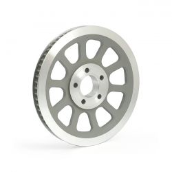 MCS Reproduction OEM Style Wheel Pulley 66T, 20mm Belt. Silver