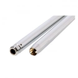 MCS Fork Tubes 35mm, 27-1/4". Show Chrome