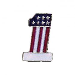 MCS Biker Pins #1 Flag Pin