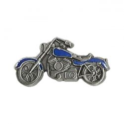 MCS Biker Pins Motorcycle Pin Blue Colored