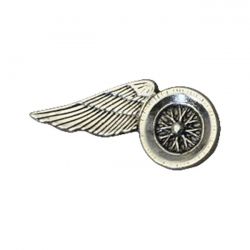 MCS Biker Pins Large Wing Wheel Motorcycle Pin