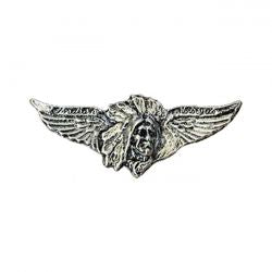 MCS Indian Head Wings Pin
