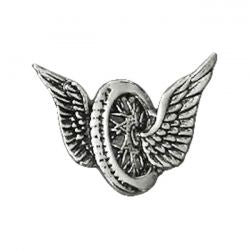 MCS Large Wing Wheel Motorcycle Pin