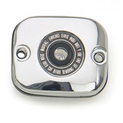 MCS Cover H/B Master Cyl. Chrome. Sight Glas
