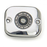 MCS Cover H/B Master Cyl. Chrome. Sight Glas
