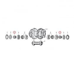 MCS Wheel Hub Axle Spacer