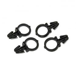 MCS Black Handlebar Wire Clips
