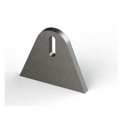 MCS Laser Cut Steel Mounting Tab