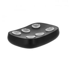 MCS Lick & Stick Passenger Seat. Black