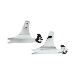 MCS Detachable Sissy Bar Side Plate. Chrome