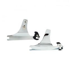 MCS Detachable Sissy Bar Side Plate. Chrome