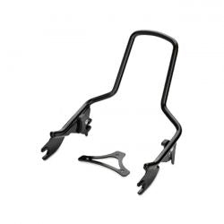MCS Sissy Bar Kit 12.50" 1-Piece Upright. Gloss Black