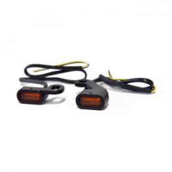 MCS Fastline, Below Bar Led Turn Signal Set. Black