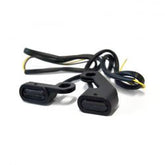 MCS Fastline, Below Bar Led Turn Signal Set. Black