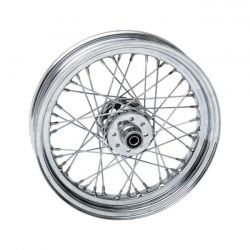 MCS 3.00 X 16 Rear Wheel 40 Spokes Chrome