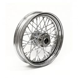 MCS 3.00 X 16 Front Wheel 40 Spokes Chrome