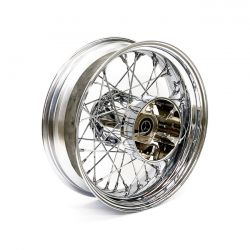 MCS 5.00 X 16 Rear Wheel 40 Spokes Chrome
