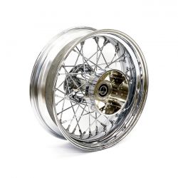 MCS 5.00 X 16 Rear Wheel 40 Spokes Chrome