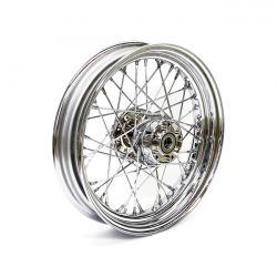 MCS 3.00 X 16 Front Wheel 40 Spokes Chrome