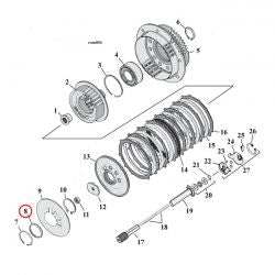 MCS Seat, Clutch Spring