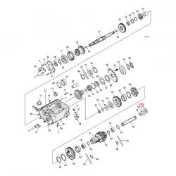MCS End Plate, Countershaft. Chrome