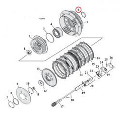 MCS Retaining Ring, Clutch Bearing