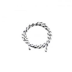 MCS Classic Cloth Covered Wiring, 25Ft. Roll. White/Black