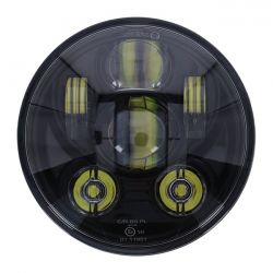 MCS Bright, 5-3/4" Led Headlamp Unit. Black