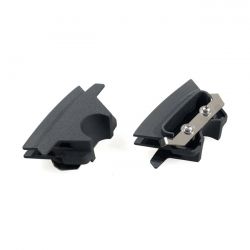 MCS Head Bolt Bridge Cover Set. Finned, Black