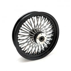 MCS Radial 48 Fat Spoke Front Wheel 3.50 X 16 Df Black
