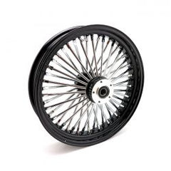MCS Radial 48 Fat Spoke Front Wheel 3.50 X 18 Df Black