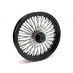 MCS Radial 48 Fat Spoke Front Wheel 3.50 X 18 Sf Black