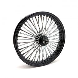 MCS Radial 48 Fat Spoke Front Wheel 3.50 X 21 Sf Black