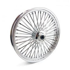 MCS Radial 48 Fat Spoke Front Wheel 3.50 X 23 Sf Chrome
