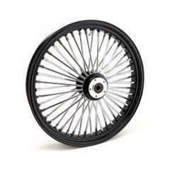 MCS Radial 48 Fat Spoke Front Wheel 3.50 X 23 Sf Black