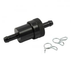 MCS Black Aluminum Fuel Filter, 5/16"