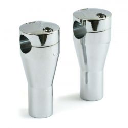 MCS Panhead Style Risers. Chrome, 4" Rise