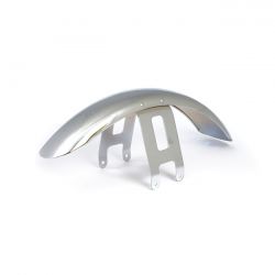 MCS 49-84 FL Custom Narrow Front Fender. Chrome