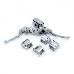 MCS Chrome H.Bar Control Kit, 3/4" Bore