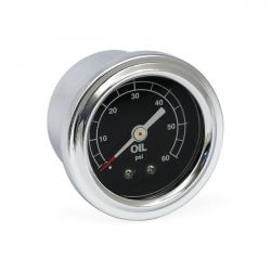 MCS Oil Pressure Gauge, Liquid Filled. 0-60 PSI