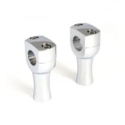 MCS Dighton 3" Domed Risers. Chrome